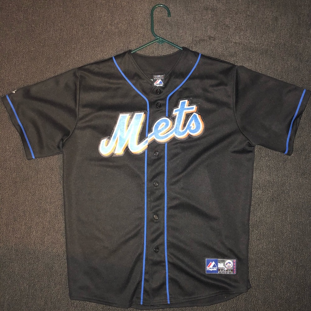 Authentic Majestic Jose Reyes Mets baseball jersey